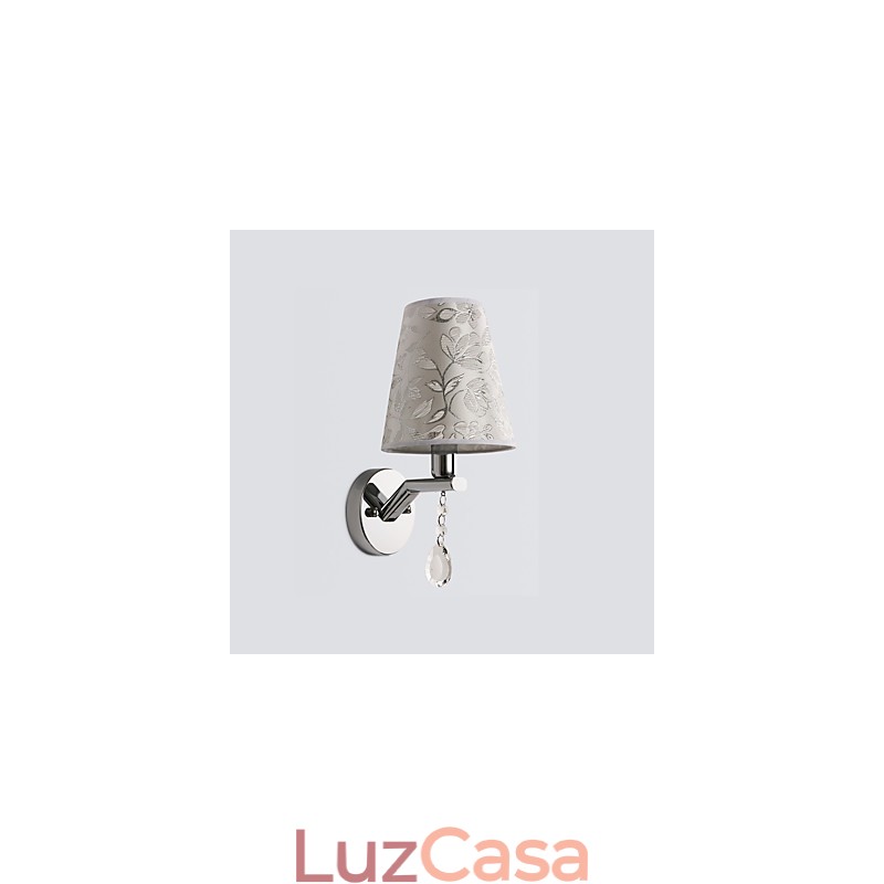Luminária de parede moderna contemporânea galvanizada para iluminação ambiente