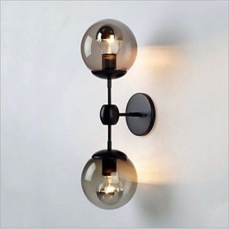 Recurso galvanizado rústico para arandelas de parede estilo mini, luz ambiente, luminária de parede