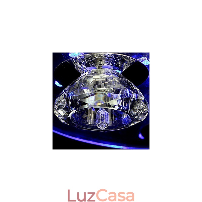 Lustre Moderno Cristal Living 3 Luzes