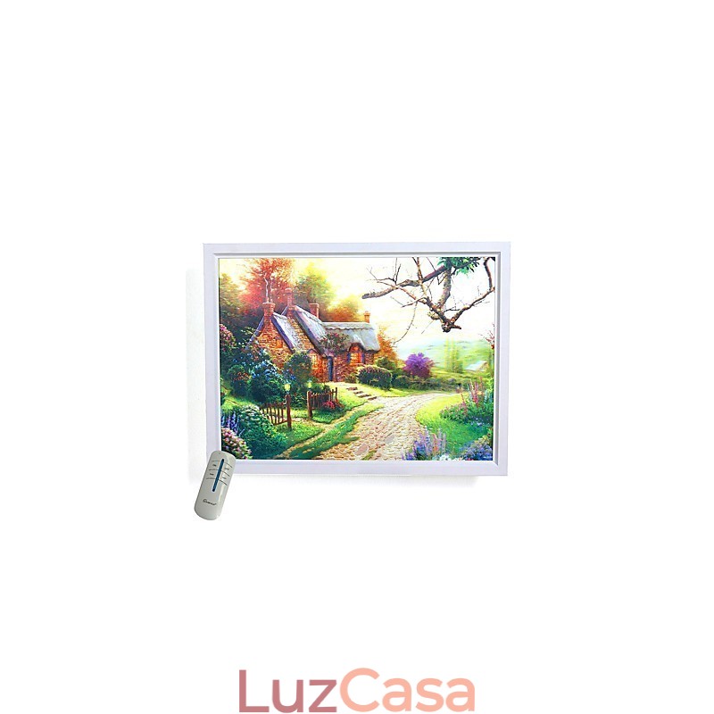 Pintura moderna contemporânea integrada, recurso de pintura contemporânea para arandelas de parede com luz ambiente