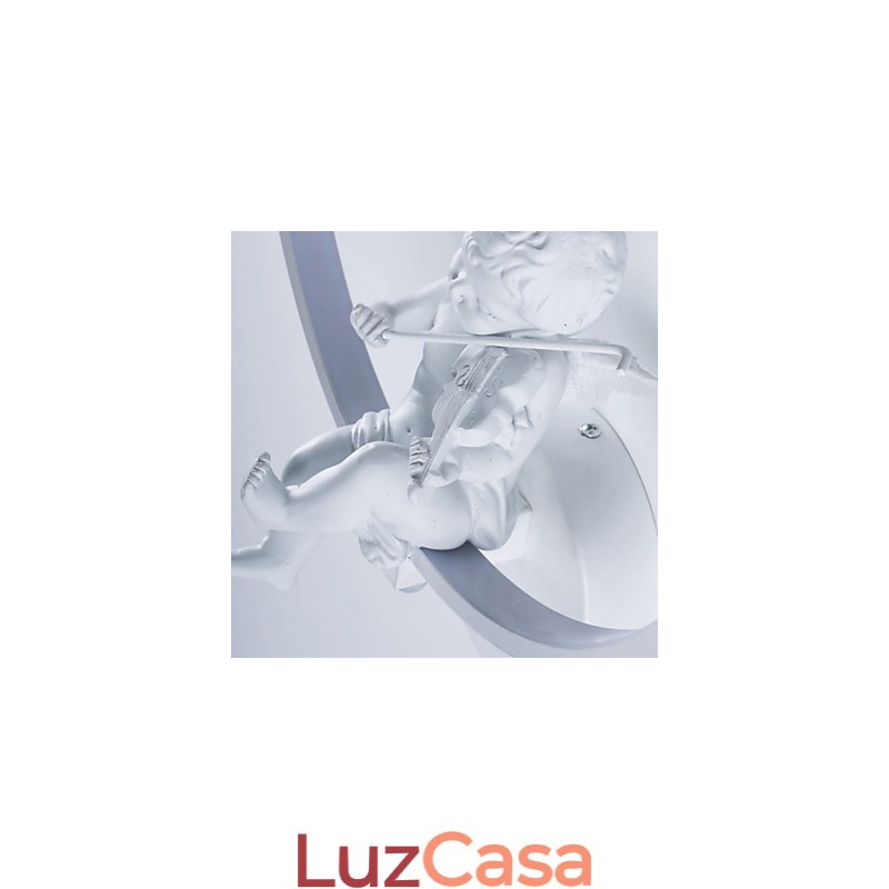 Luminária de parede moderna, criativa, personalidade, designer, anjo, decoração, lâmpada de alumínio, integrada, corredor, luminária de parede