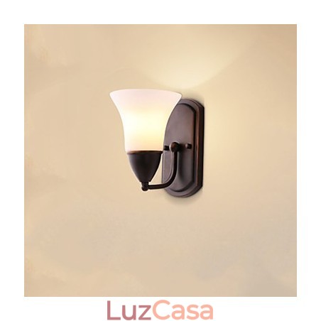 Acabamento em óxido preto rústico Lodge, recurso para proteção dos olhos, arandelas de parede com luz ambiente, luminária de parede Acabamento em óxido preto rústico Lodge, recurso para proteção dos olhos, arandelas de parede com luz ambiente, luminária de parede