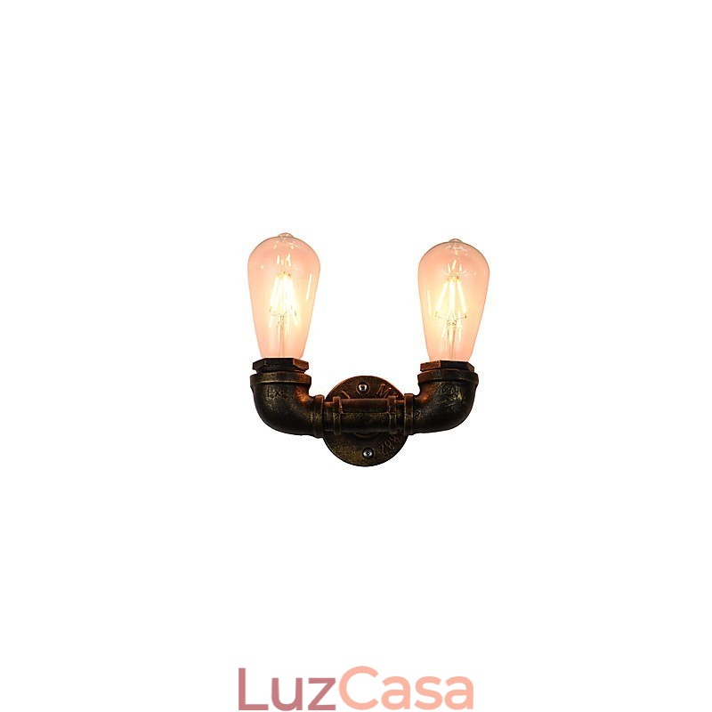 Lodge rústico tradicional clássico antigo latão recurso para luz ambiente luzes de parede luz de parede
