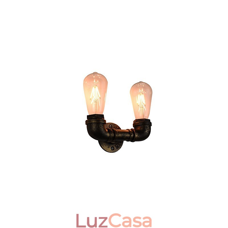 Lodge rústico tradicional clássico antigo latão recurso para luz ambiente luzes de parede luz de parede