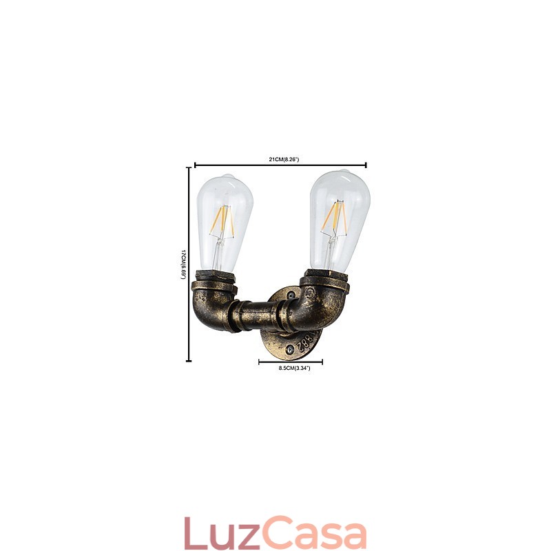 Lodge rústico tradicional clássico antigo latão recurso para luz ambiente luzes de parede luz de parede