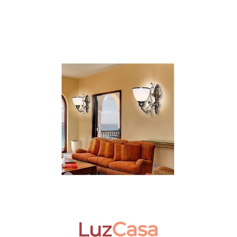 Luminária de parede americana simples Luminária de cabeceira Luminária decorativa para sala de estar Luminária de parede criativa em ferro forjado estilo europeu