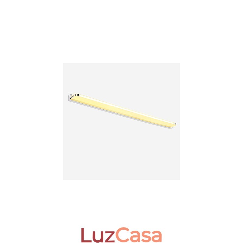 Recurso eletrogalvanizado moderno contemporâneo integrado para iluminação de banheiro com luz ambiente Luz de parede