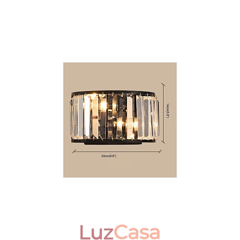 Arandelas de parede com luz ambiente Luminária de parede