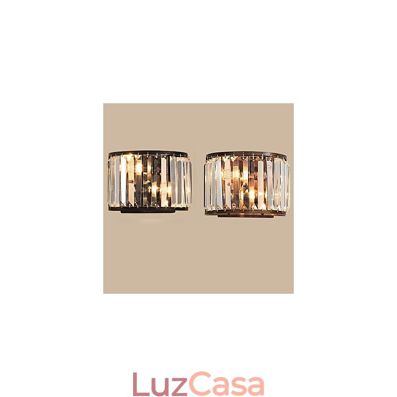 Arandelas de parede com luz ambiente Luminária de parede