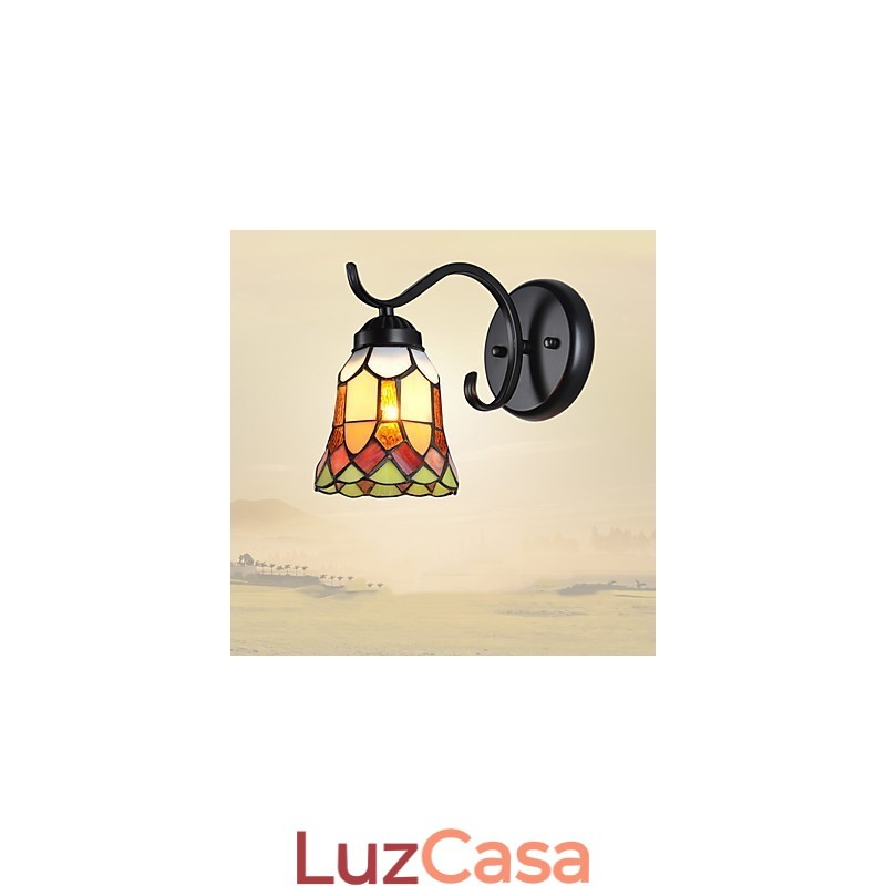 Pintura rústica de chalé para arandelas de parede downlight