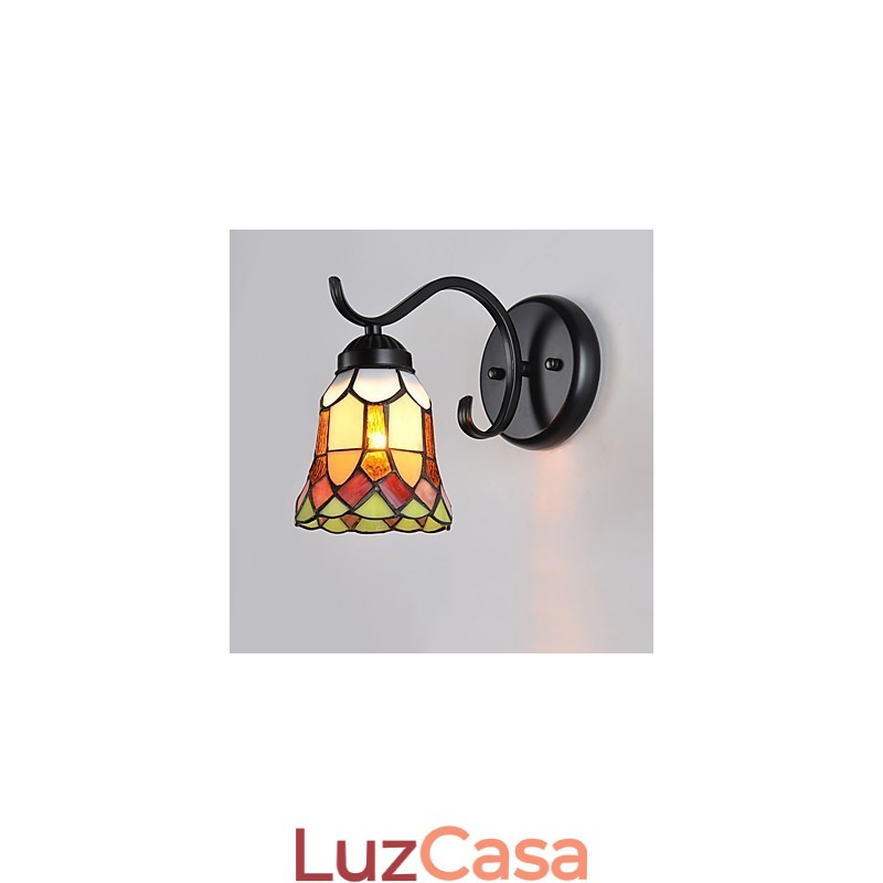 Pintura rústica de chalé para arandelas de parede downlight