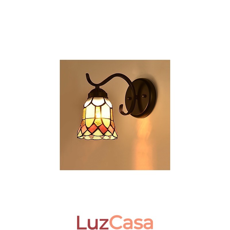 Pintura rústica de chalé para arandelas de parede downlight
