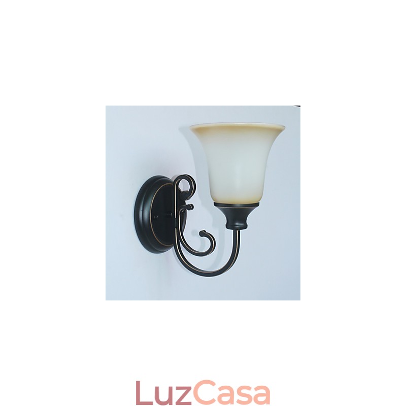 Luminária de parede antiga Luminária de cabeceira para quarto Luminária de parede para corredor e escada Luminária de parede retrô para sala de estar