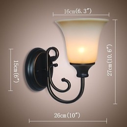 Luminária de parede antiga Luminária de cabeceira para quarto Luminária de parede para corredor e escada Luminária de parede retrô para sala de estar