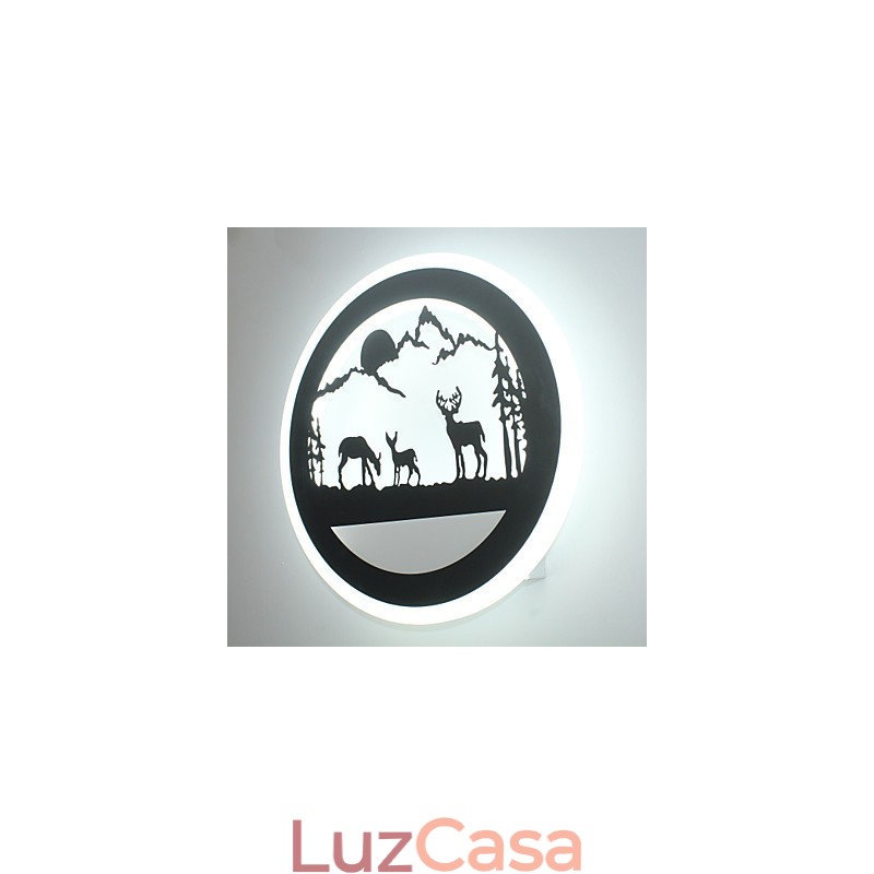 Luminária de cabeceira Luminária de parede Luminária de quarto Luminária de sala de estar Moderna Minimalista Criativa Luminária de corredor em acrílico