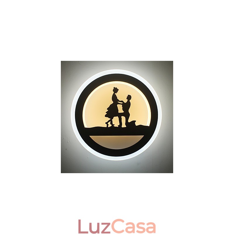 Luminária de cabeceira para decoração de quarto, luminária criativa para sala de estar, lâmpada de corredor, luminária de parede moderna e minimalista