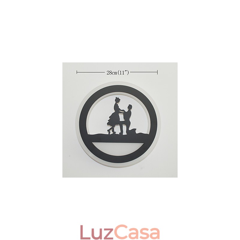 Luminária de cabeceira para decoração de quarto, luminária criativa para sala de estar, lâmpada de corredor, luminária de parede moderna e minimalista