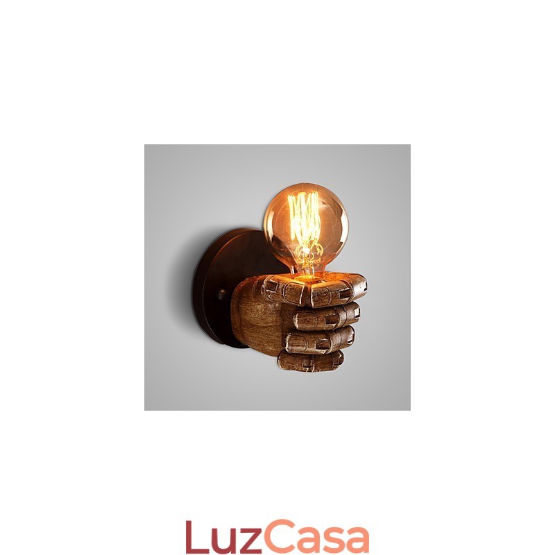 Luminária de parede industrial loft Cafe Luminária de parede de resina Lodge Antique Vintage Retro Pintura Recurso para estilo mini Arandelas de parede de luz ambiente Luminária de parede