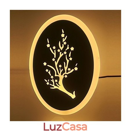 Plum Carved Acrylic Scrub Wall Light Lâmpada de cabeceira redonda Luzes de corredor Branco quente AC220V Plum Carved Acrylic Scrub Wall Light Lâmpada de cabeceira redonda Luzes de corredor Branco quente AC220V