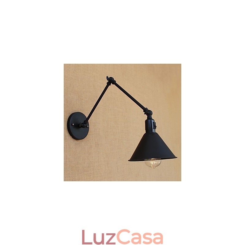 Recurso de pintura retrô country para braço oscilante estilo mini proteção ocular downlight luzes de braço oscilante