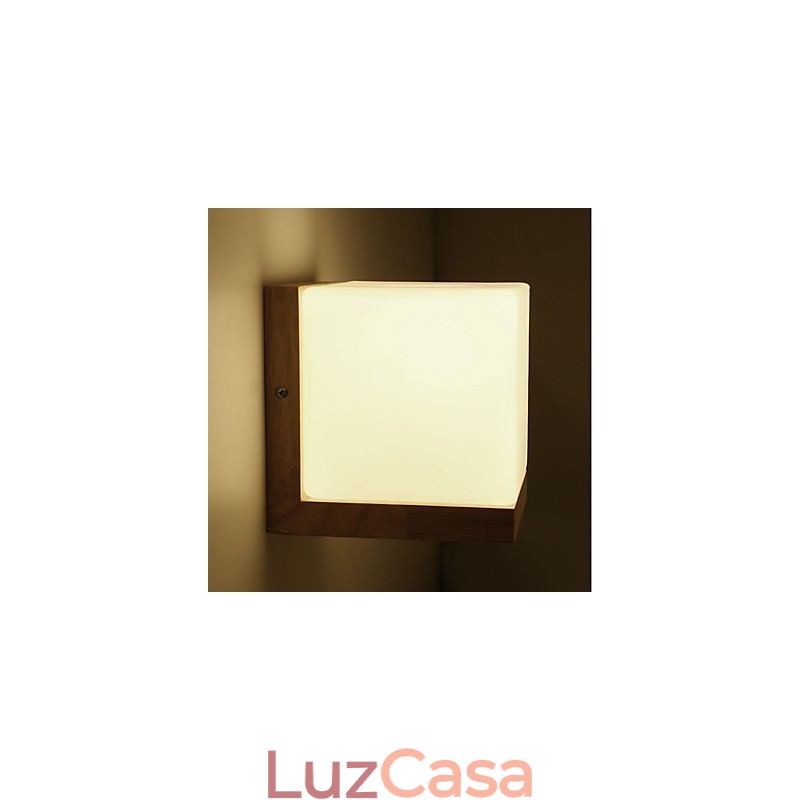 Novidade Country Feature para Mini Estilo Proteção para os olhos Luz ambiente Arandelas de cabeceira Luz noturna Criativa Varanda Lâmpada de parede