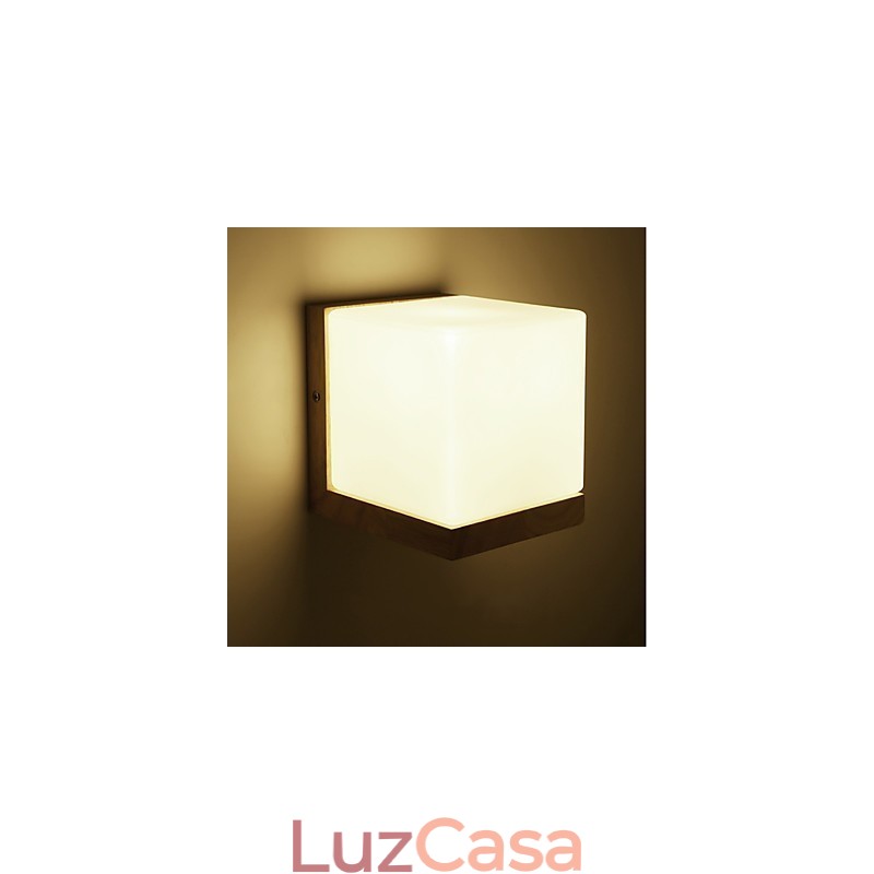 Novidade Country Feature para Mini Estilo Proteção para os olhos Luz ambiente Arandelas de cabeceira Luz noturna Criativa Varanda Lâmpada de parede