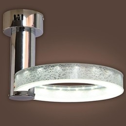 Lustre de acrílico prateado (acabamento cromado)