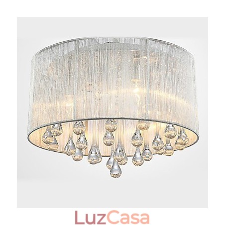 Luminária de Teto Moderna Cristal 4 Luzes Luminária de Teto Moderna Cristal 4 Luzes