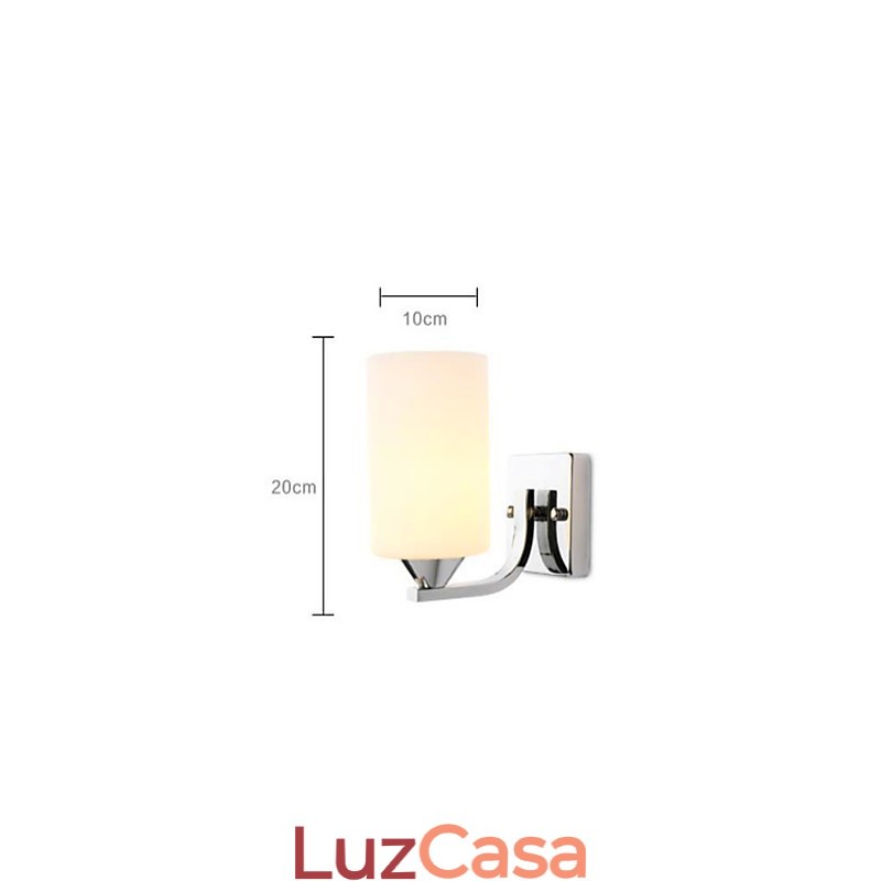 Luminária de parede simples e aconchegante para sala de estar, quarto, corredor, varanda