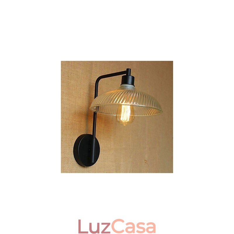 Recurso de acabamento em óxido preto rústico para braço articulado para luz ambiente
