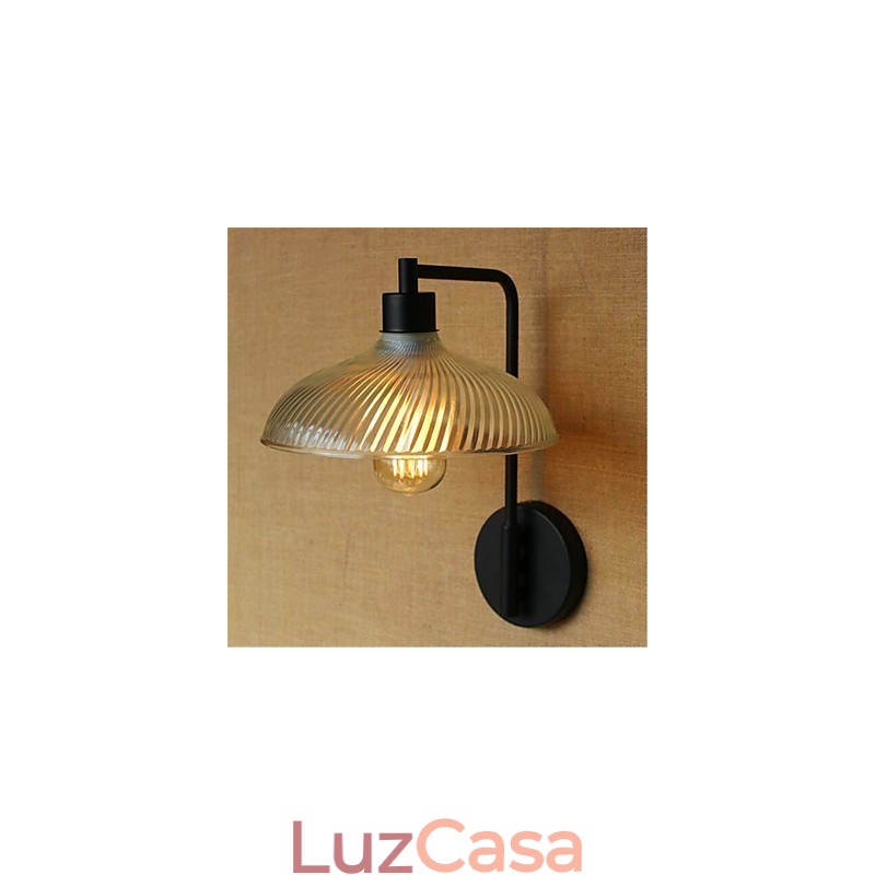 Recurso de acabamento em óxido preto rústico para braço articulado para luz ambiente