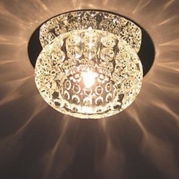 Mini estilo moderno e contemporâneo de cristal embutido