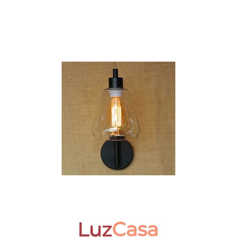 Recurso de acabamento em óxido preto rústico para braço articulado para luz ambiente