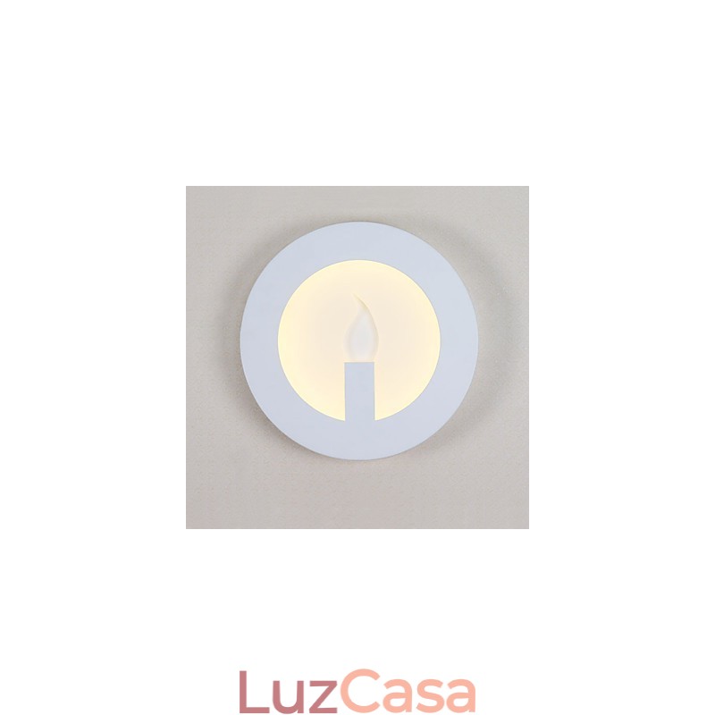 Pintura contemporânea moderna integrada para arandelas de parede com luz ambiente