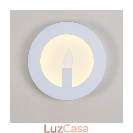 Pintura contemporânea moderna integrada para arandelas de parede com luz ambiente