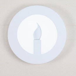 Pintura contemporânea moderna integrada para arandelas de parede com luz ambiente