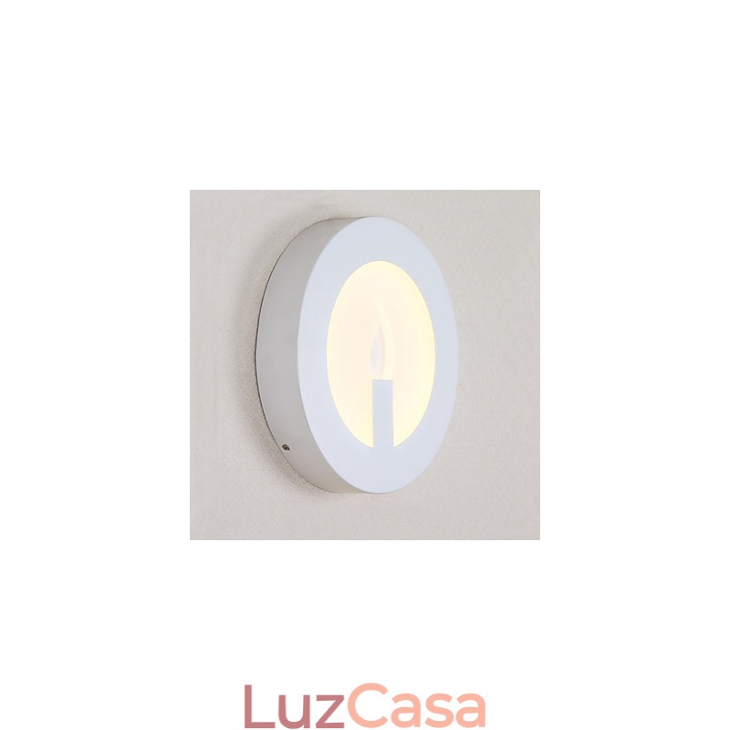 Pintura contemporânea moderna integrada para arandelas de parede com luz ambiente