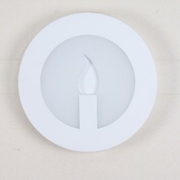 Pintura contemporânea moderna integrada para arandelas de parede com luz ambiente