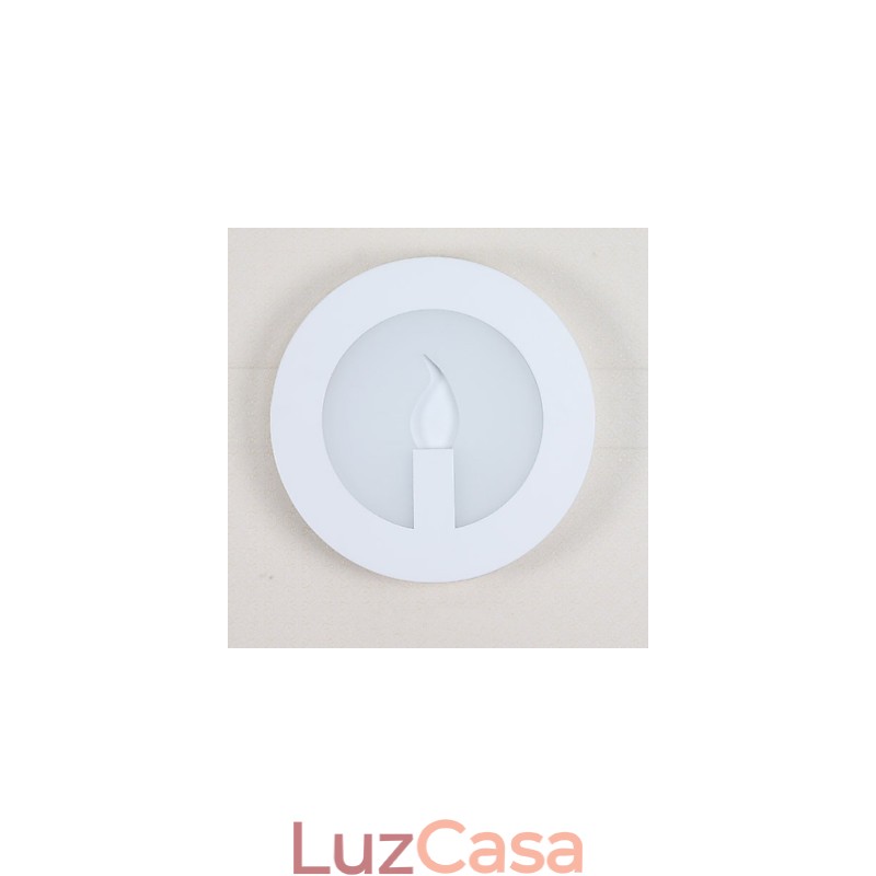 Pintura contemporânea moderna integrada para arandelas de parede com luz ambiente