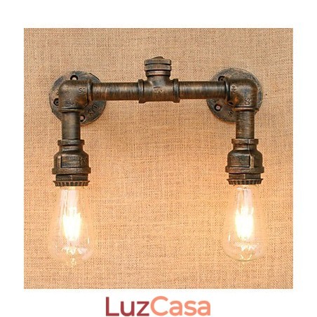 Pintura rústica de chalé country para arandelas de parede com luz ambiente Pintura rústica de chalé country para arandelas de parede com luz ambiente