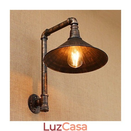 Luminária de parede rústica estilo country antique brass para iluminação ambiente Luminária de parede rústica estilo country antique brass para iluminação ambiente