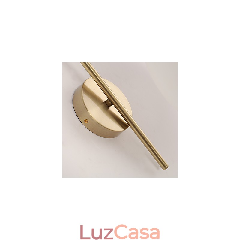 Recurso eletrogalvanizado contemporâneo moderno para arandelas de parede Arc Uplight