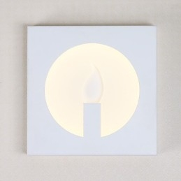 Arandelas de parede modernas e contemporâneas integradas para luz ambiente