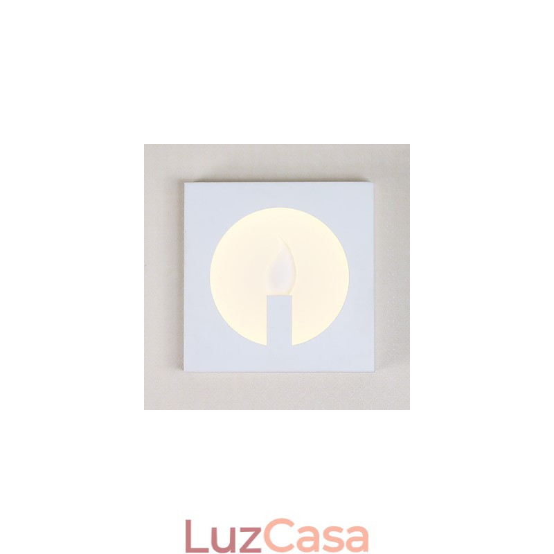 Arandelas de parede modernas e contemporâneas integradas para luz ambiente