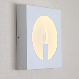 Arandelas de parede modernas e contemporâneas integradas para luz ambiente
