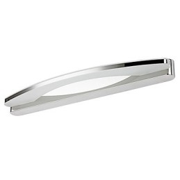 Iluminação de banheiro super longa e moderna, luminária de parede de metal contemporânea
