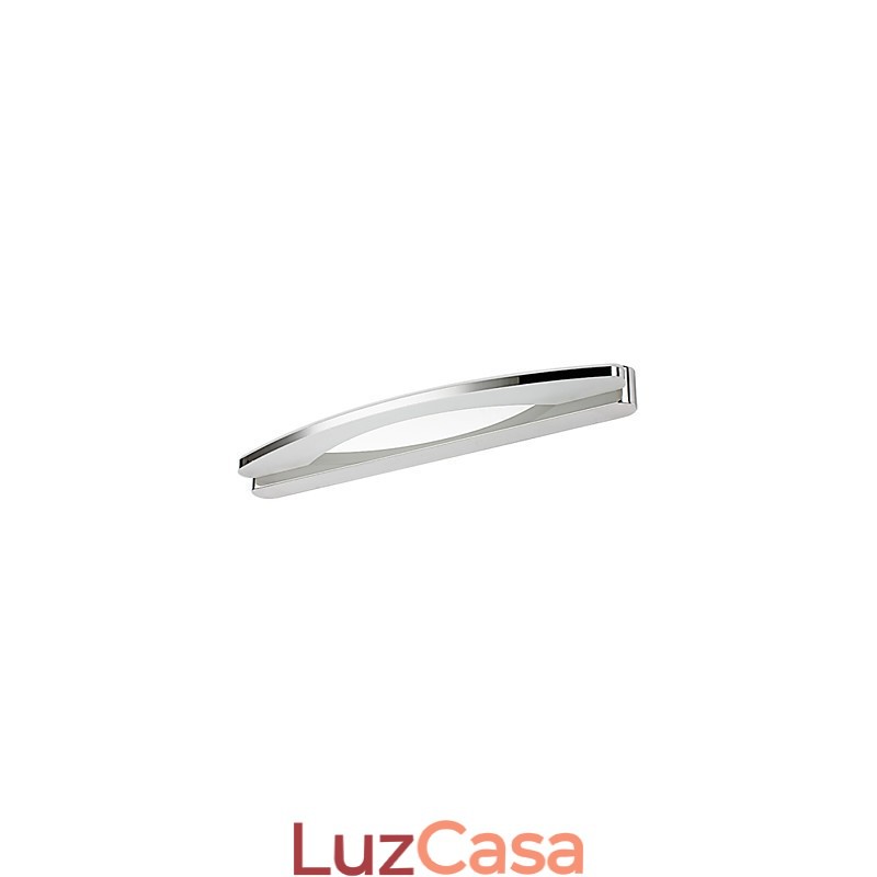 Iluminação de banheiro super longa e moderna, luminária de parede de metal contemporânea