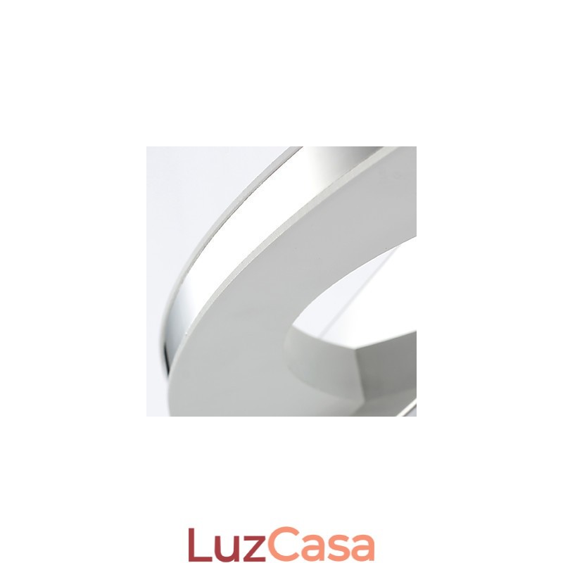 Iluminação de banheiro super longa e moderna, luminária de parede de metal contemporânea