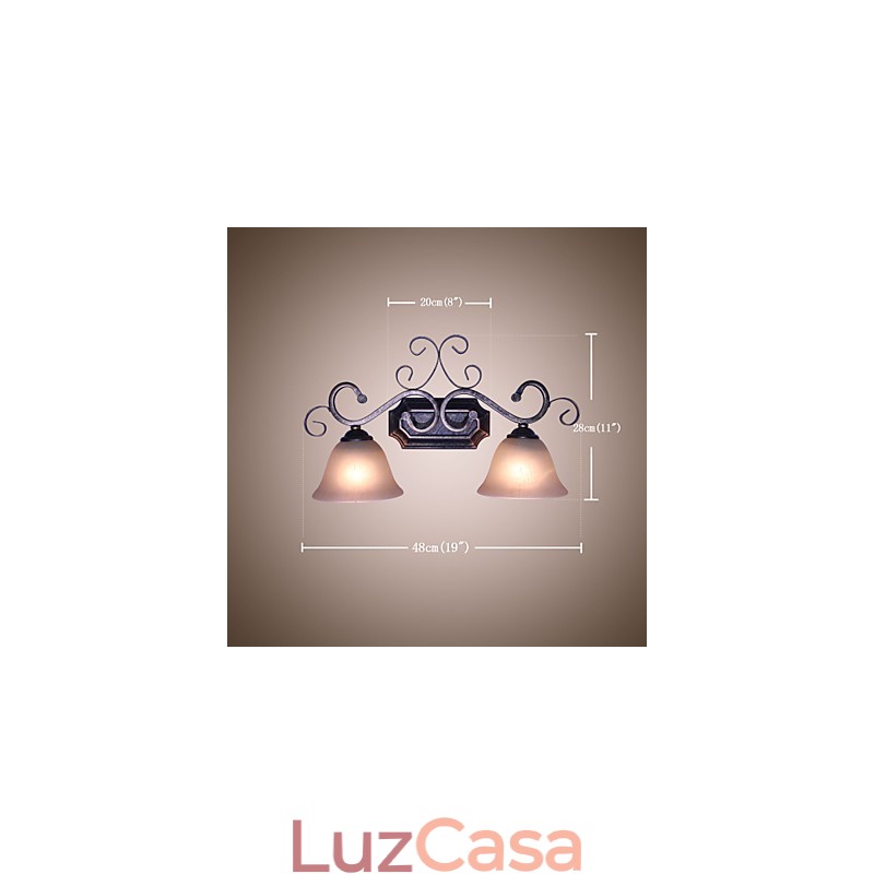 Lodge rústico tradicional clássico outros recurso para estilo mini downlight arandelas de parede luz de parede