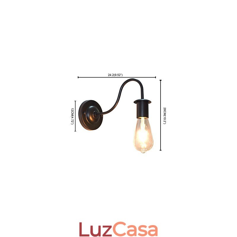 Pintura clássica tradicional rústica Lodge para arandelas de parede Downlight